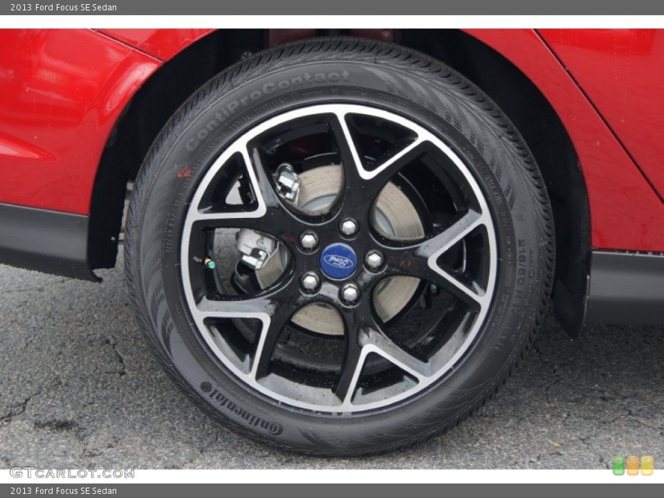 2013 Ford Focus SE Sedan Wheel and Tire Photo #72222446
