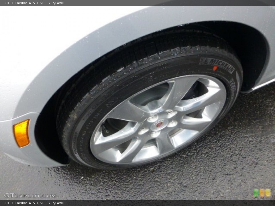 2013 Cadillac ATS 3.6L Luxury AWD Wheel and Tire Photo #72223397