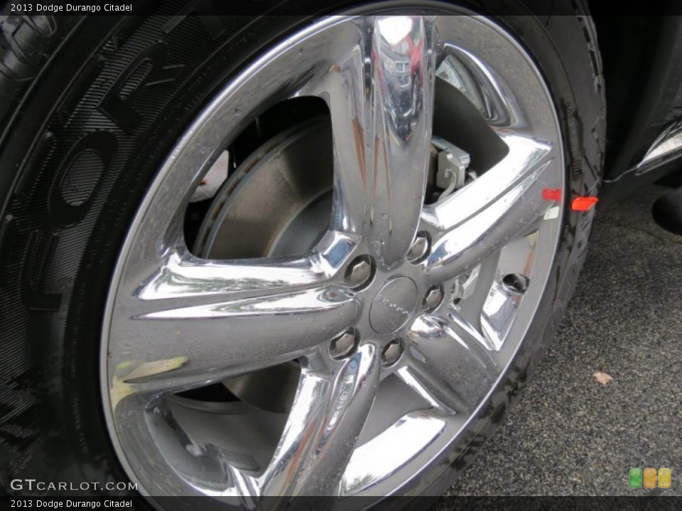 2013 Dodge Durango Citadel Wheel and Tire Photo #72224758