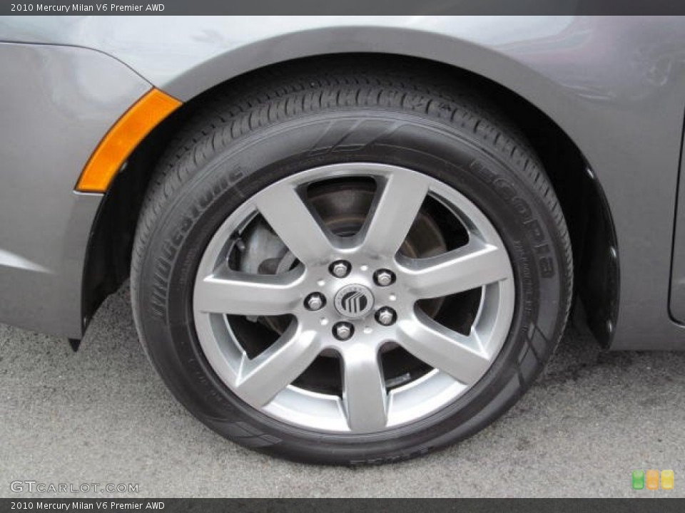 2010 Mercury Milan V6 Premier AWD Wheel and Tire Photo #72227684