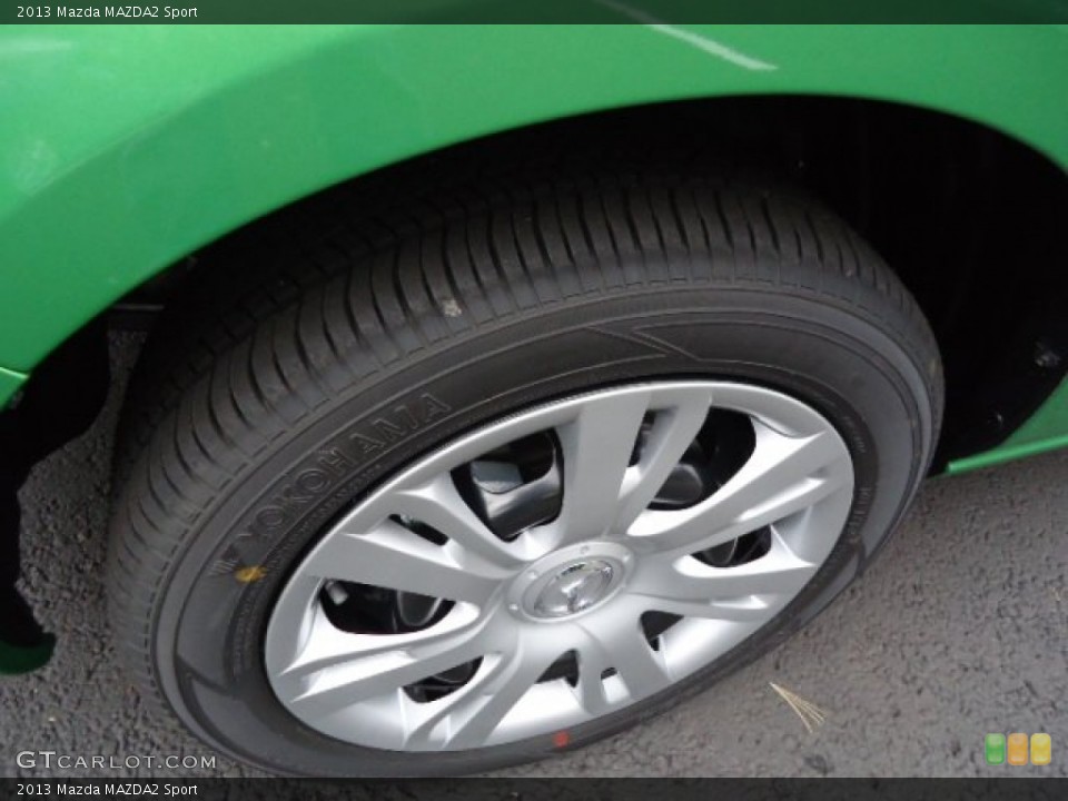 2013 Mazda MAZDA2 Sport Wheel and Tire Photo #72228608