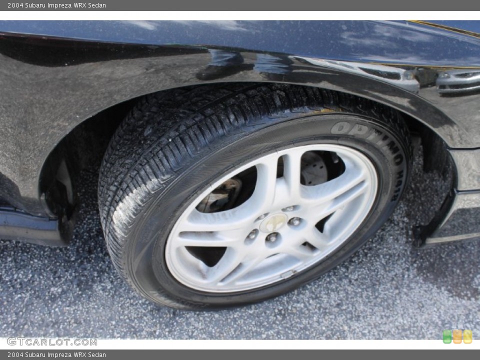 2004 Subaru Impreza WRX Sedan Wheel and Tire Photo #72233042