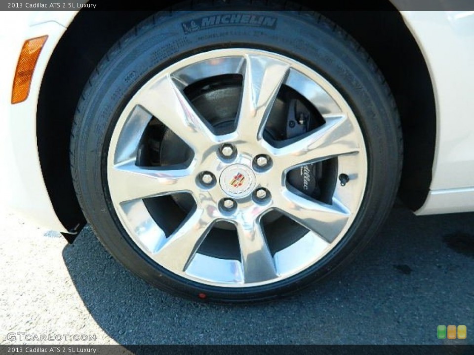 2013 Cadillac ATS 2.5L Luxury Wheel and Tire Photo #72233252