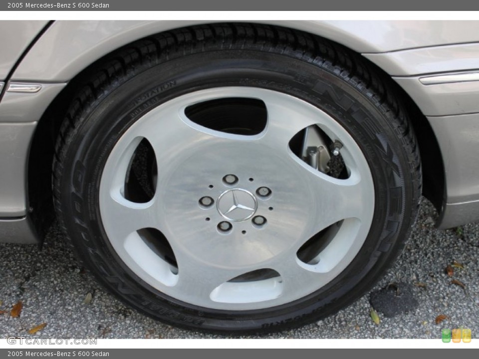2005 Mercedes-Benz S 600 Sedan Wheel and Tire Photo #72234272