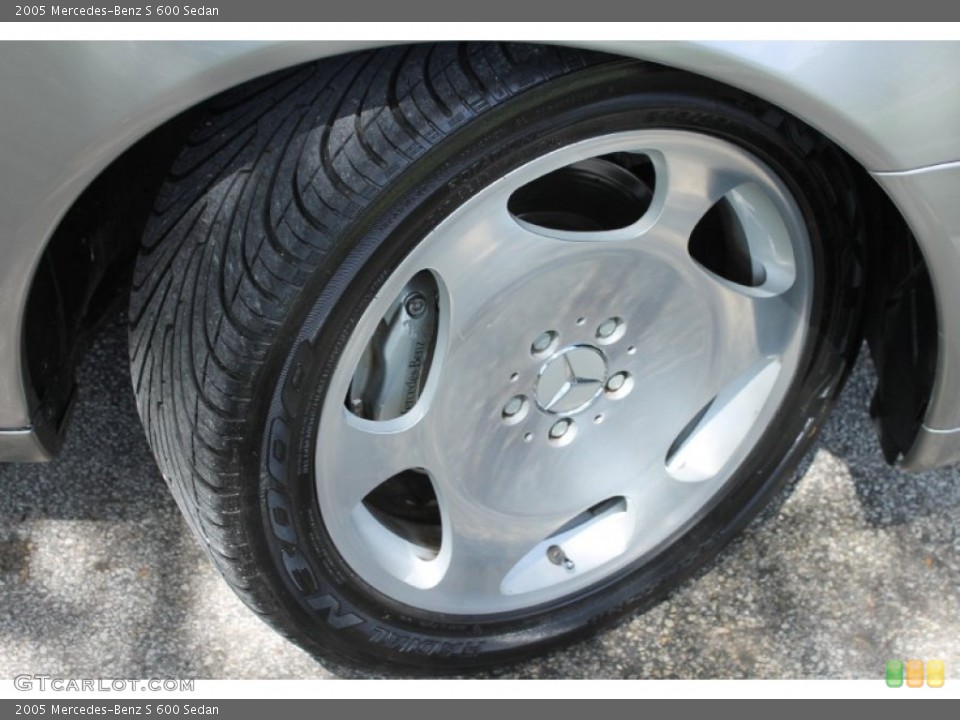 2005 Mercedes-Benz S 600 Sedan Wheel and Tire Photo #72234319