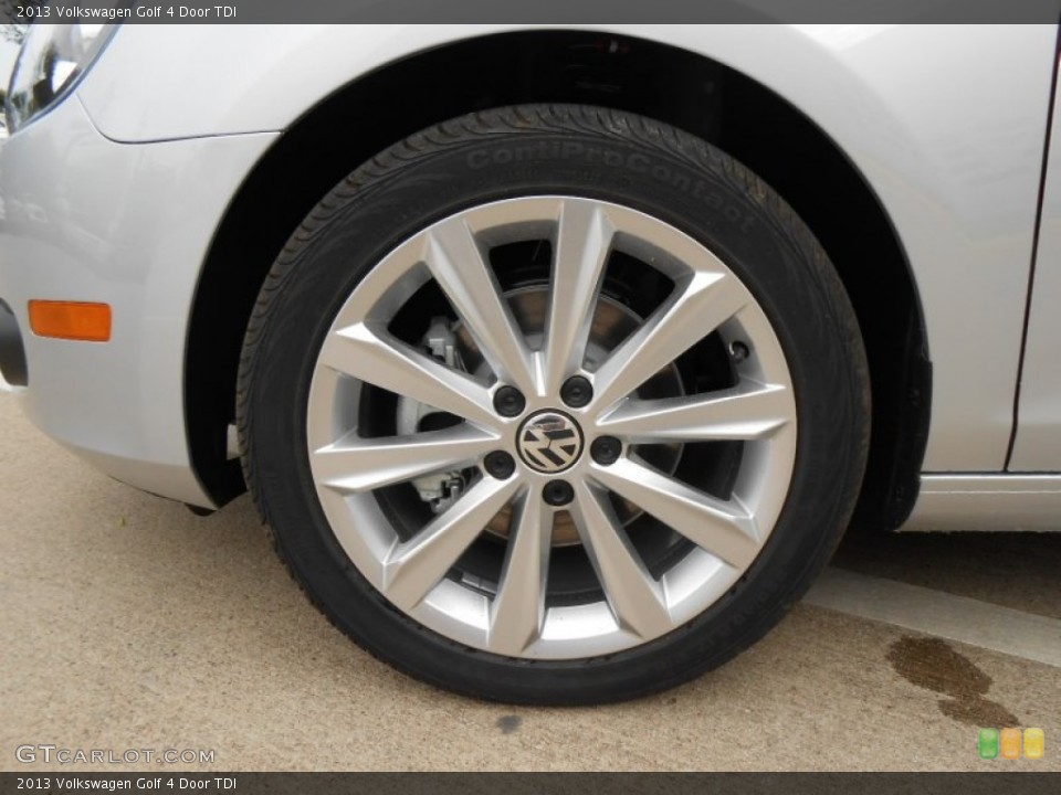 2013 Volkswagen Golf 4 Door TDI Wheel and Tire Photo #72264418