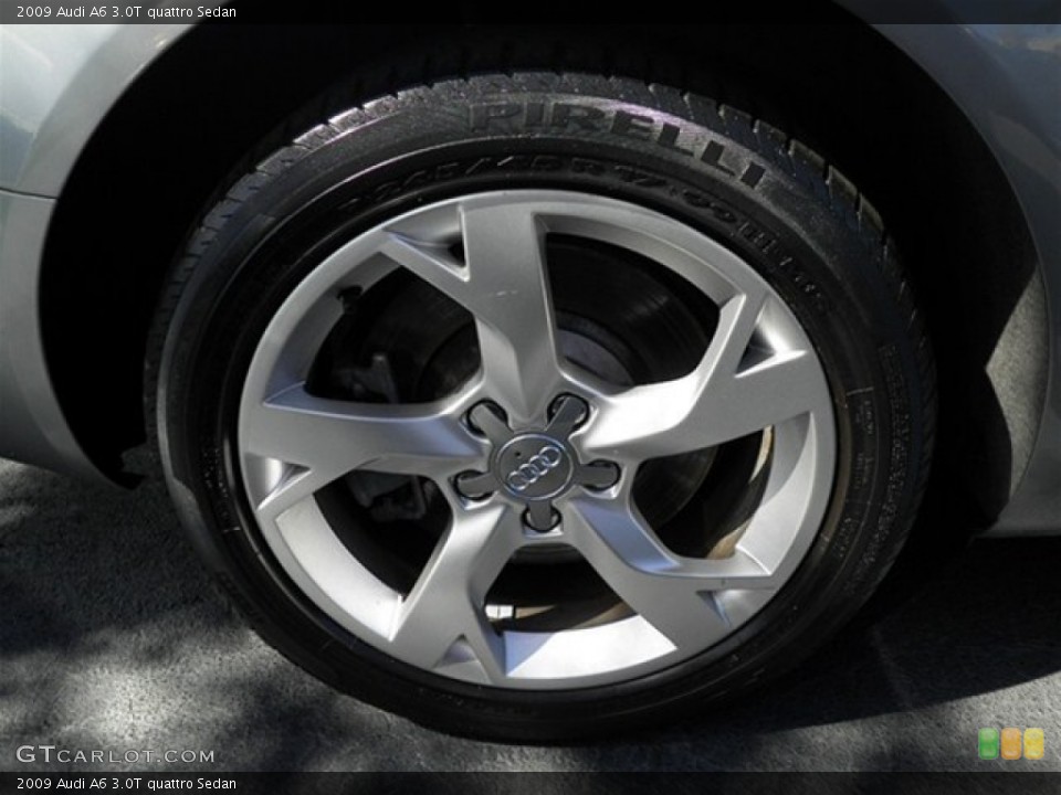 2009 Audi A6 3.0T quattro Sedan Wheel and Tire Photo #72270034