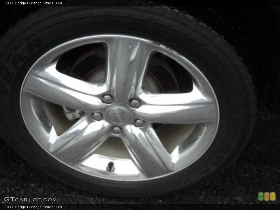 2011 Dodge Durango Citadel 4x4 Wheel and Tire Photo #72271420