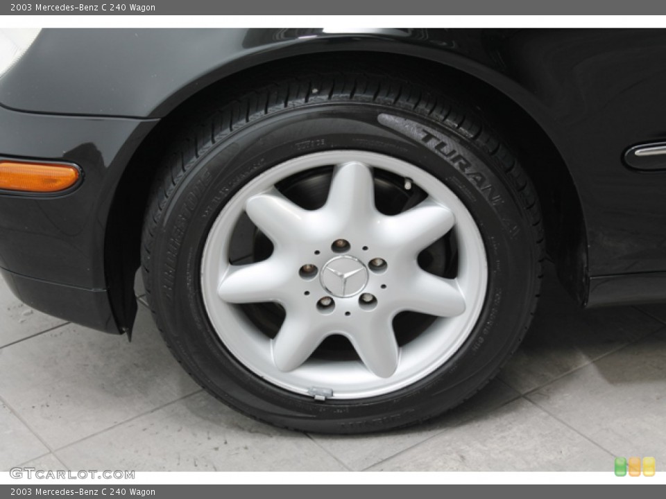 2003 Mercedes-Benz C 240 Wagon Wheel and Tire Photo #72274699