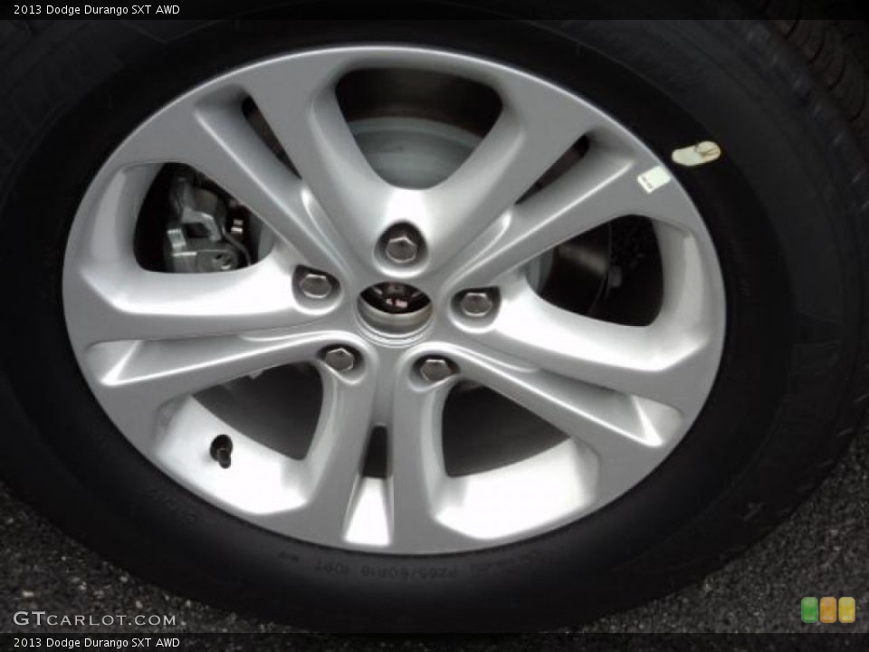 2013 Dodge Durango SXT AWD Wheel and Tire Photo #72275920