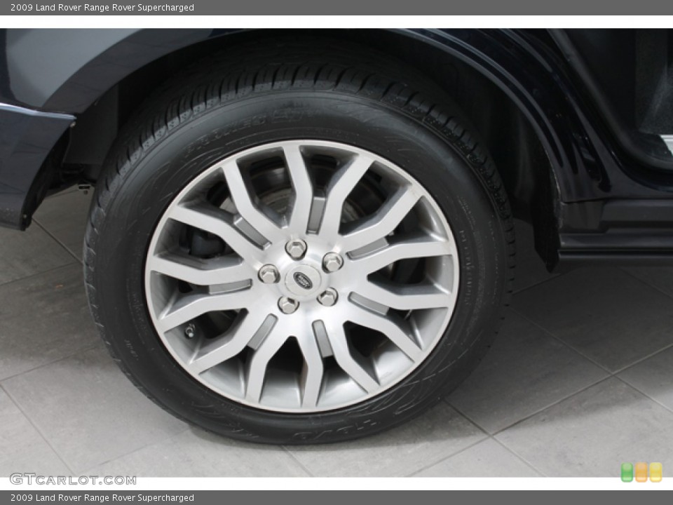 2009 Land Rover Range Rover Supercharged Wheel and Tire Photo #72278449