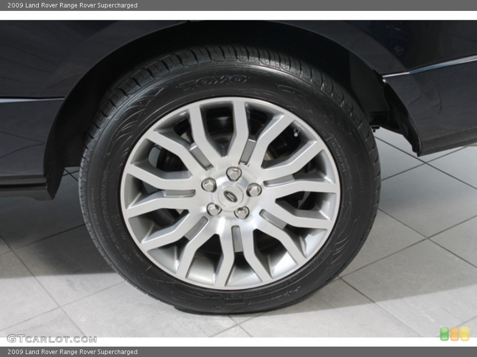 2009 Land Rover Range Rover Supercharged Wheel and Tire Photo #72278477