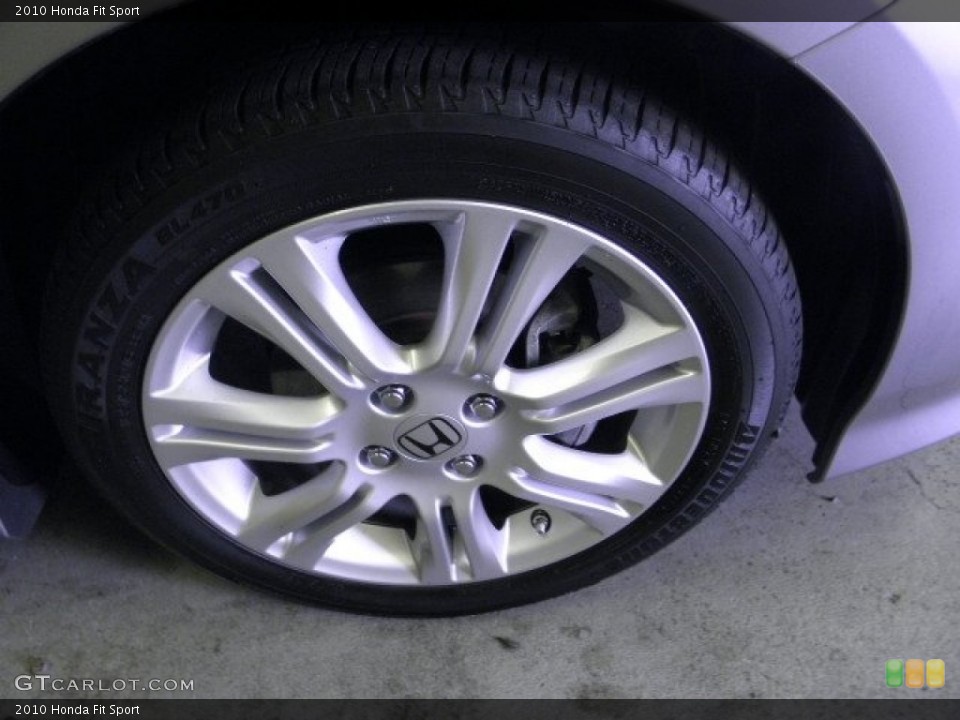 2010 Honda Fit Sport Wheel and Tire Photo #72280640
