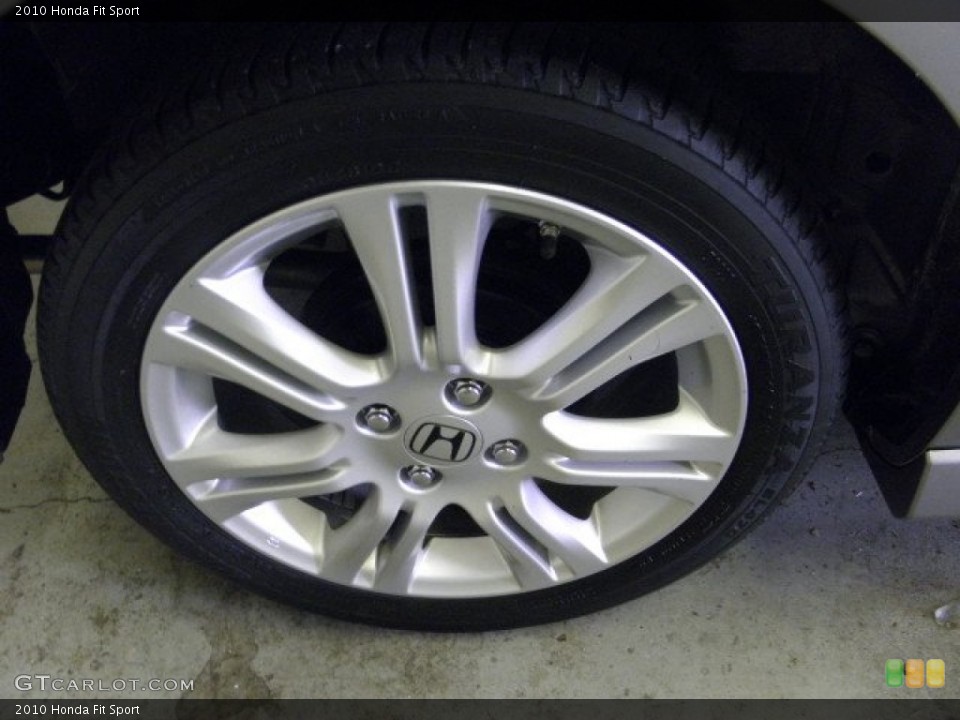 2010 Honda Fit Sport Wheel and Tire Photo #72280795