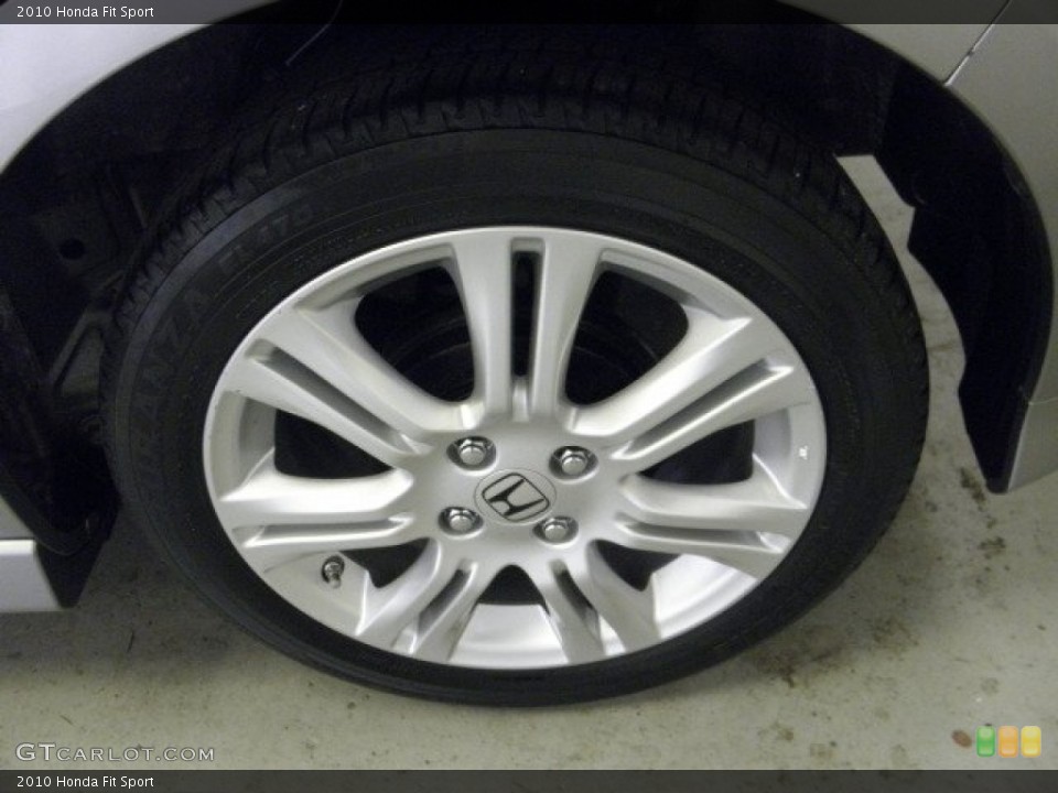 2010 Honda Fit Sport Wheel and Tire Photo #72280816