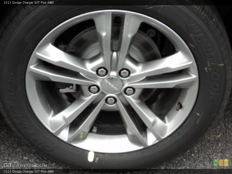2013 Dodge Charger SXT Plus AWD Wheel and Tire Photo #72291207