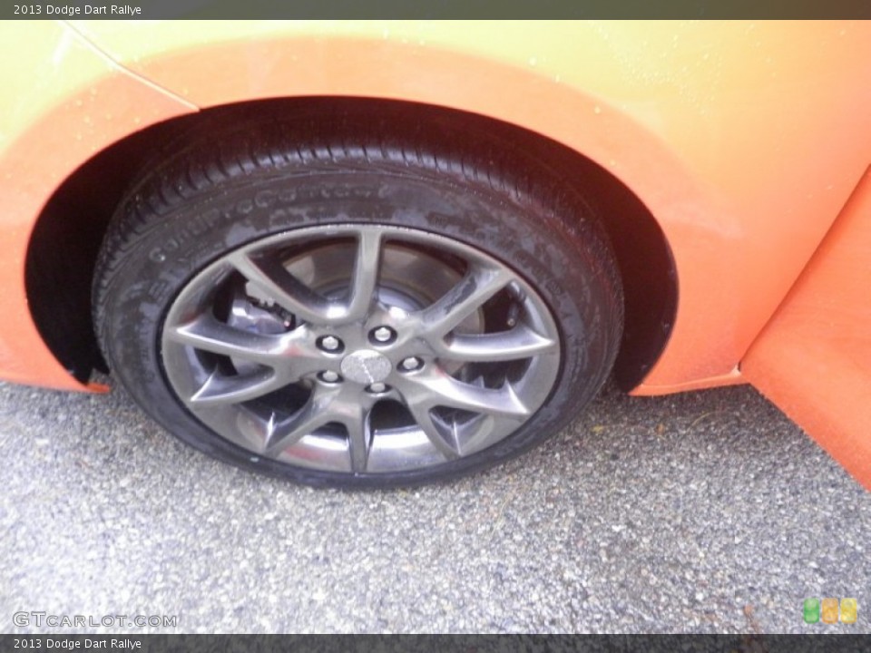 2013 Dodge Dart Rallye Wheel and Tire Photo #72300742