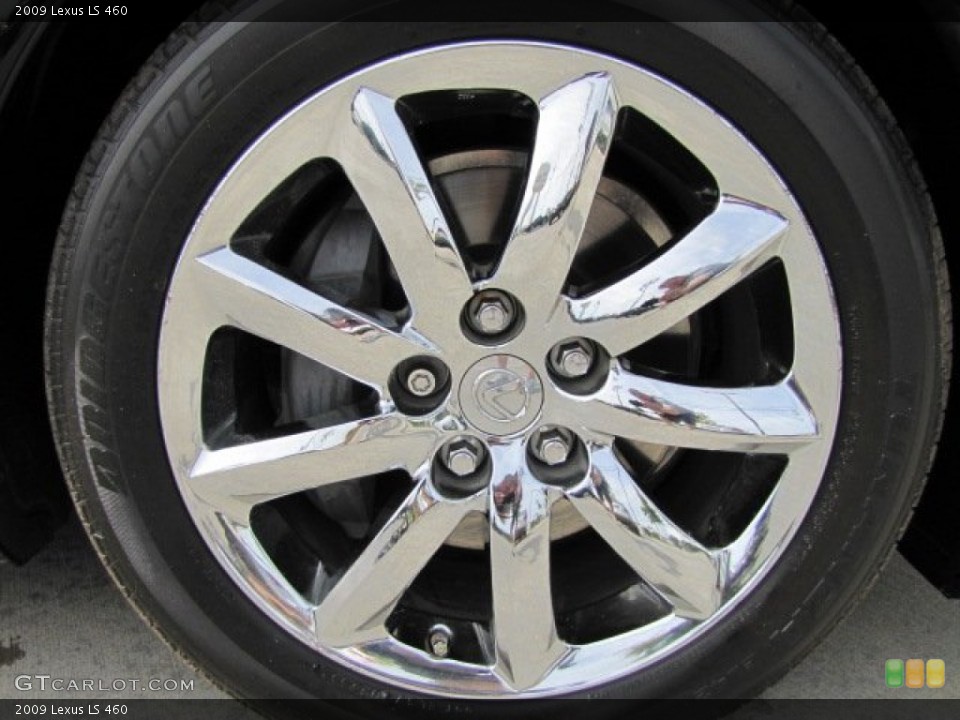 2009 Lexus LS 460 Wheel and Tire Photo #72302896