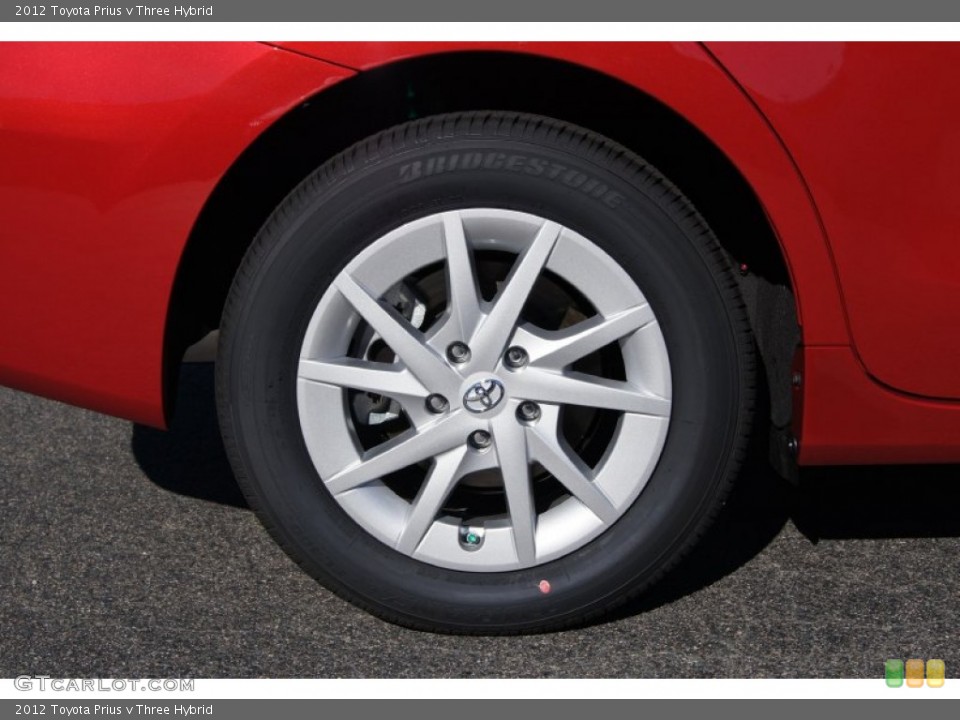 2012 Toyota Prius v Three Hybrid Wheel and Tire Photo #72303080