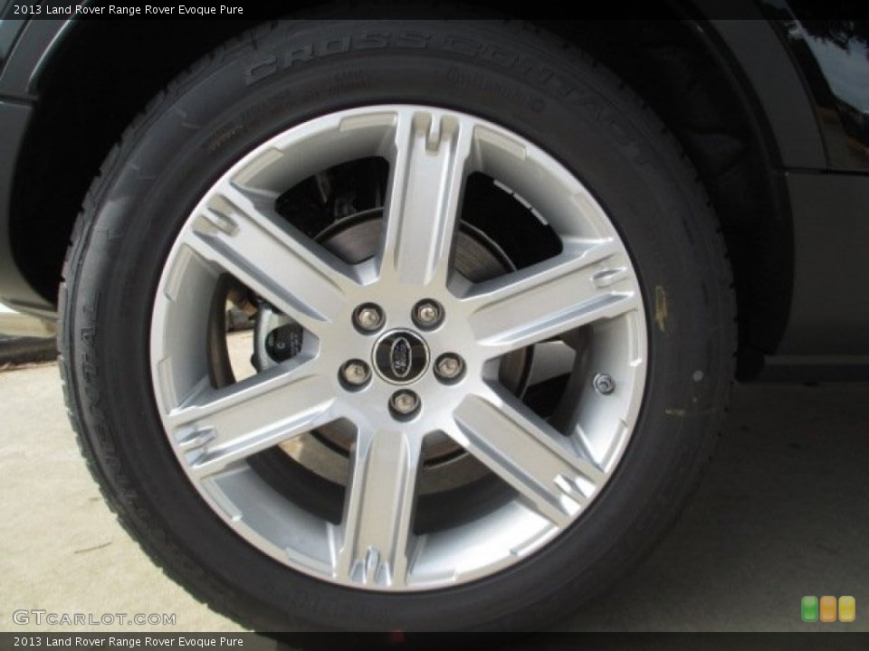 2013 Land Rover Range Rover Evoque Pure Wheel and Tire Photo #72303387