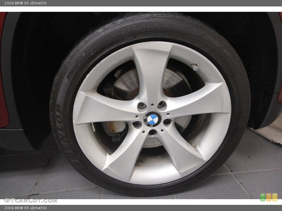 2009 BMW X6 xDrive50i Wheel and Tire Photo #72304532