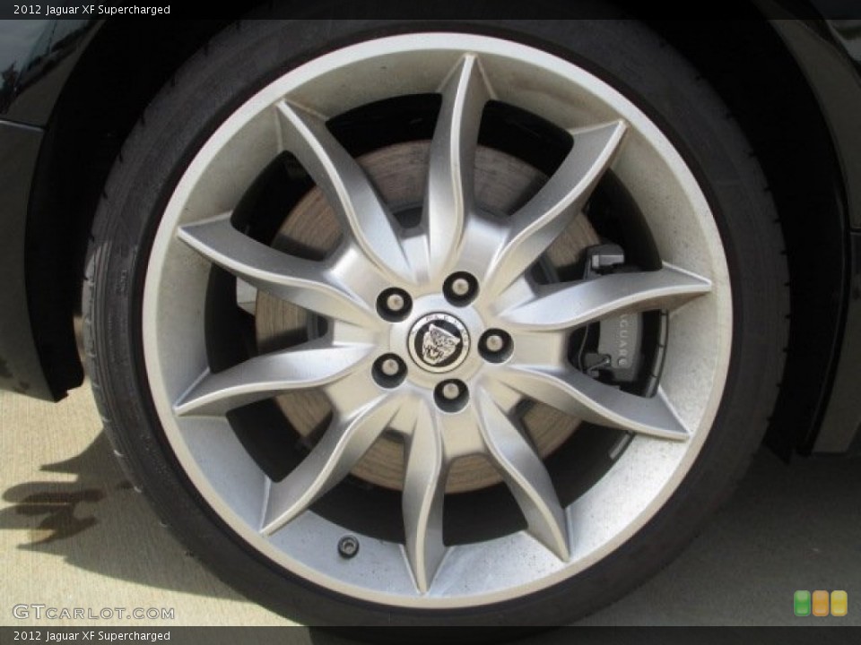 2012 Jaguar XF Supercharged Wheel and Tire Photo #72305574