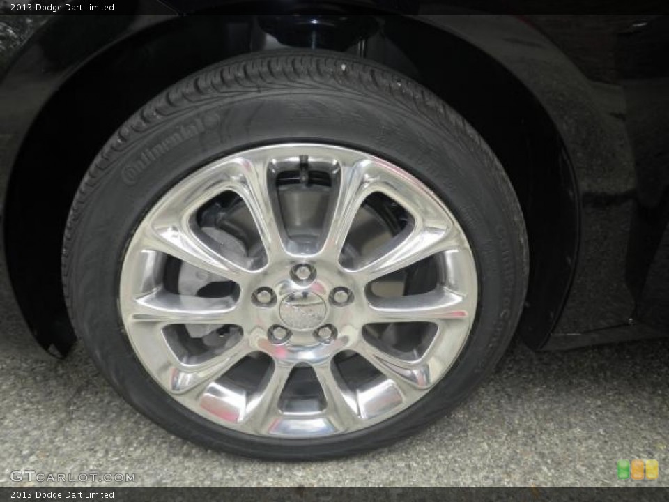 2013 Dodge Dart Limited Wheel and Tire Photo #72306453