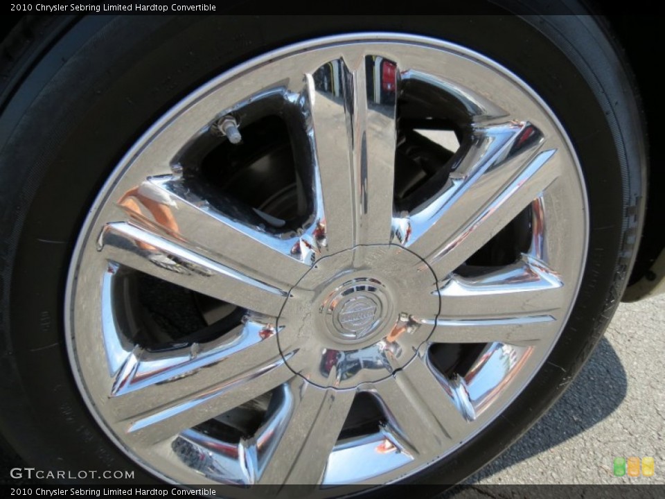 2010 Chrysler Sebring Limited Hardtop Convertible Wheel and Tire Photo #72307006