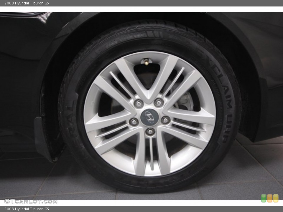 2008 Hyundai Tiburon GS Wheel and Tire Photo #72309715