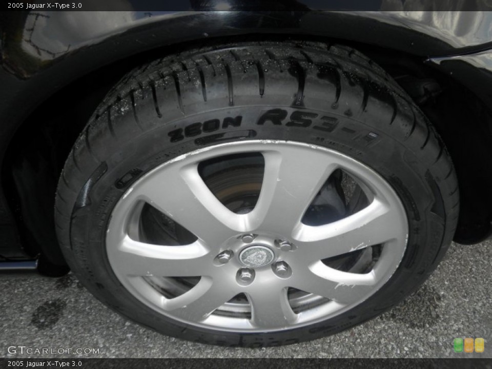 2005 Jaguar X-Type 3.0 Wheel and Tire Photo #72312365