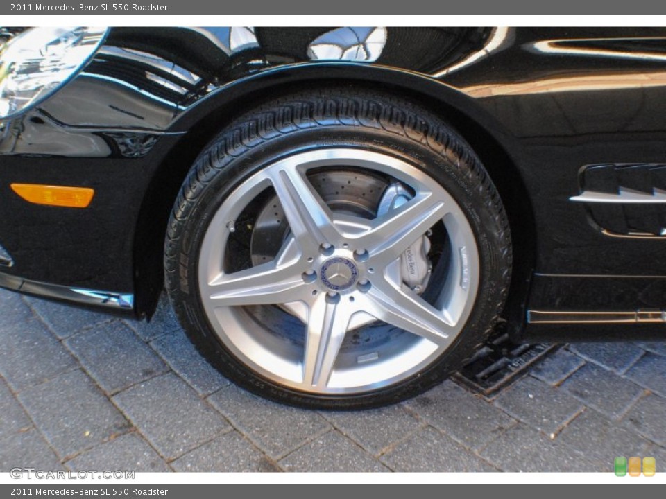 2011 Mercedes-Benz SL 550 Roadster Wheel and Tire Photo #72312742