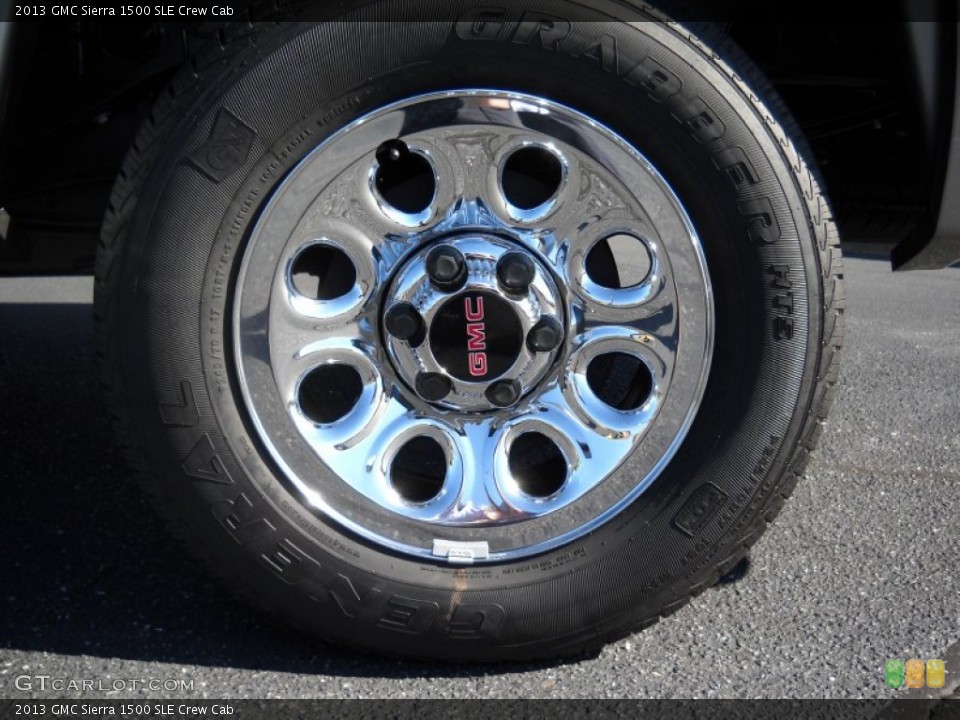2013 GMC Sierra 1500 SLE Crew Cab Wheel and Tire Photo #72316818