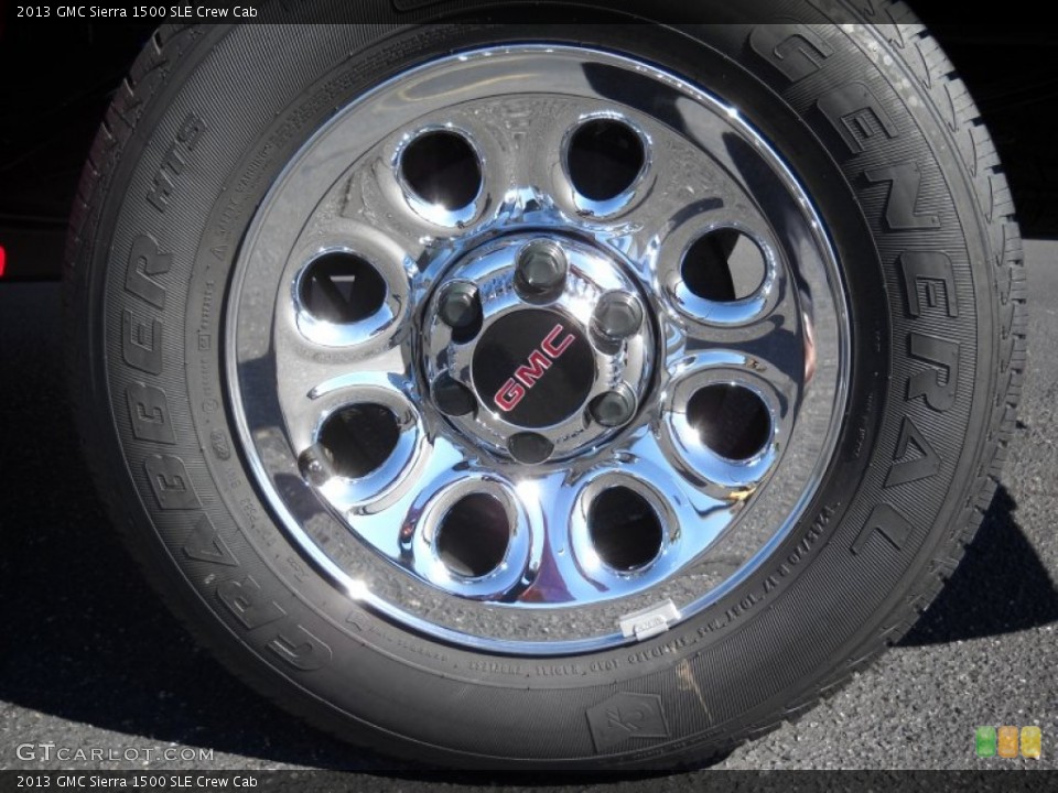 2013 GMC Sierra 1500 SLE Crew Cab Wheel and Tire Photo #72317203