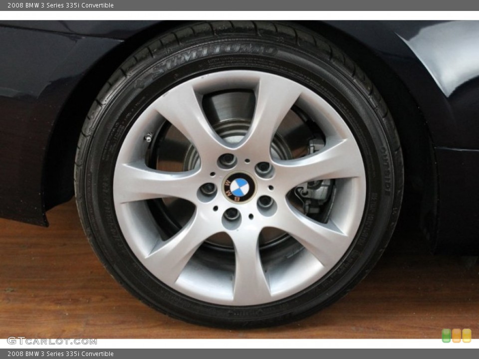 2008 BMW 3 Series 335i Convertible Wheel and Tire Photo #72320287