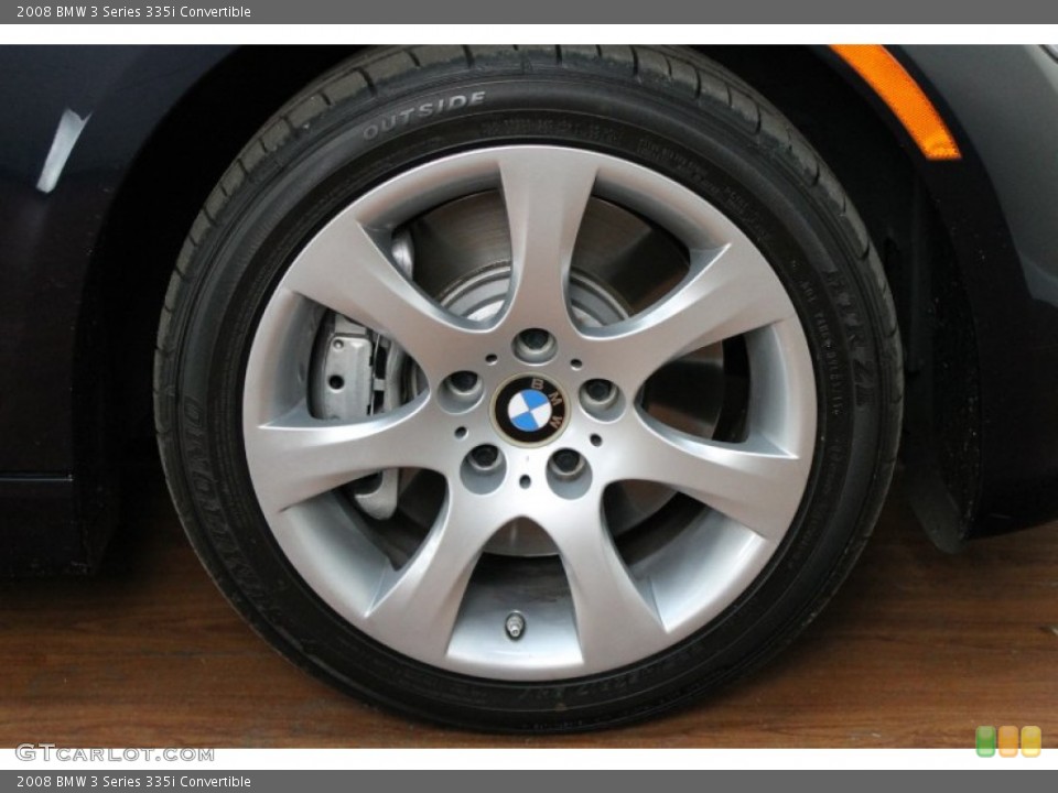 2008 BMW 3 Series 335i Convertible Wheel and Tire Photo #72320302