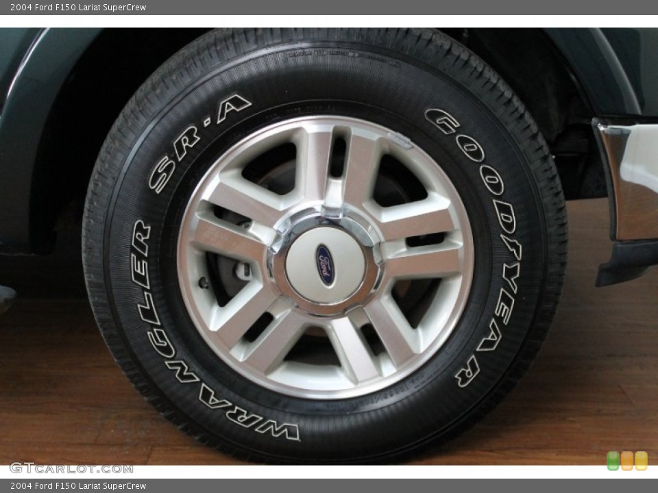 2004 Ford F150 Lariat SuperCrew Wheel and Tire Photo #72321436