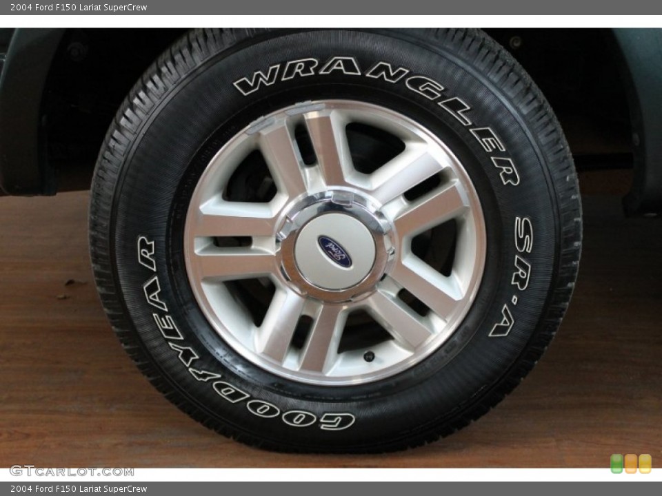 2004 Ford F150 Lariat SuperCrew Wheel and Tire Photo #72321454