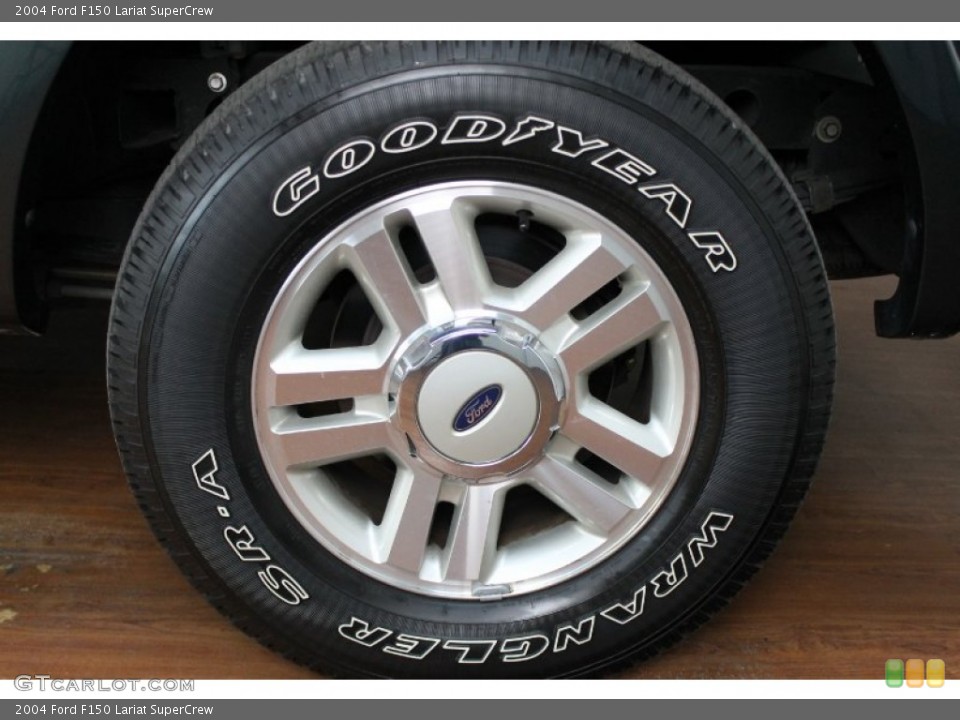 2004 Ford F150 Lariat SuperCrew Wheel and Tire Photo #72321475