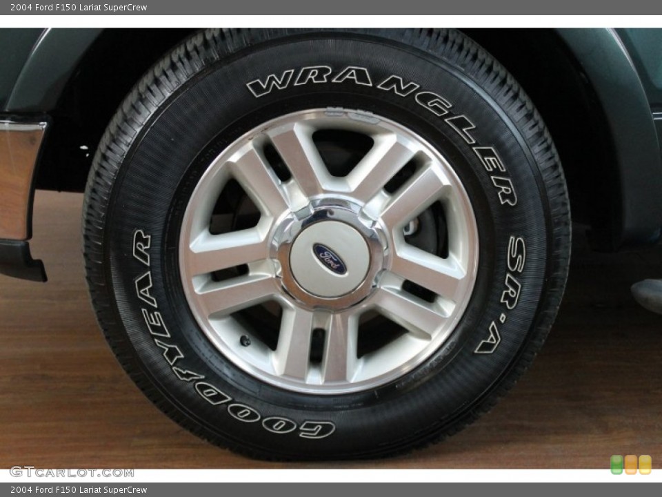 2004 Ford F150 Lariat SuperCrew Wheel and Tire Photo #72321487