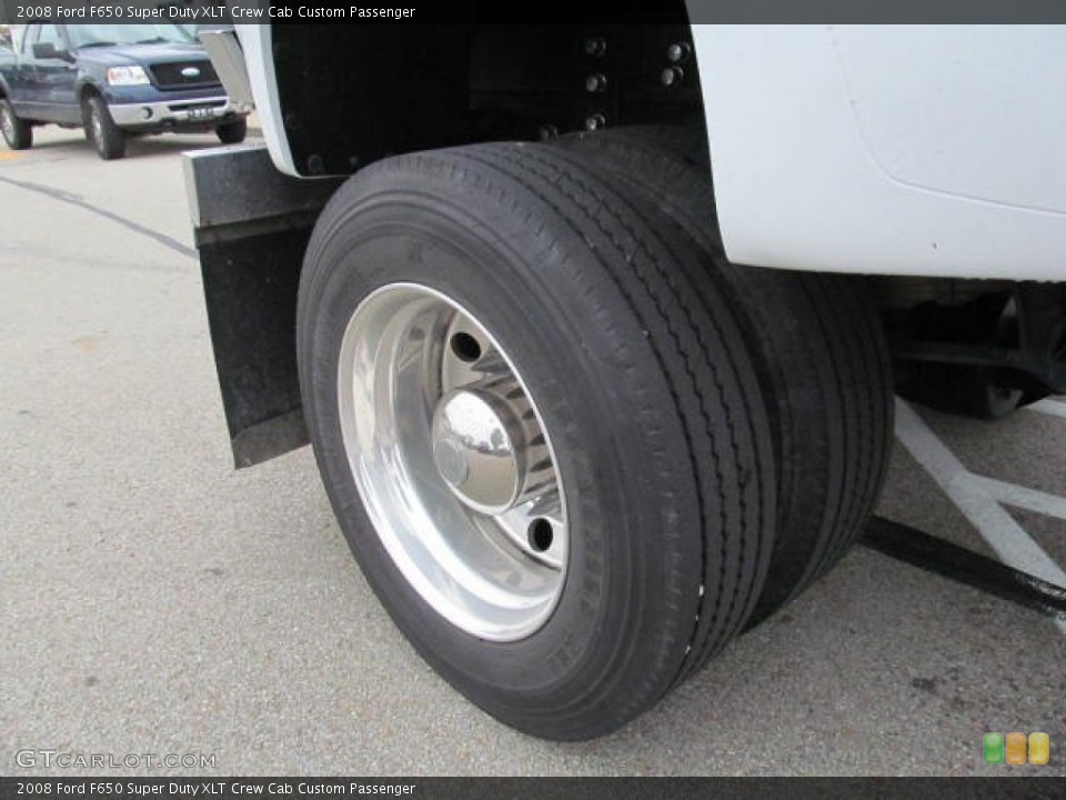2008 Ford F650 Super Duty XLT Crew Cab Custom Passenger Wheel and Tire Photo #72321958