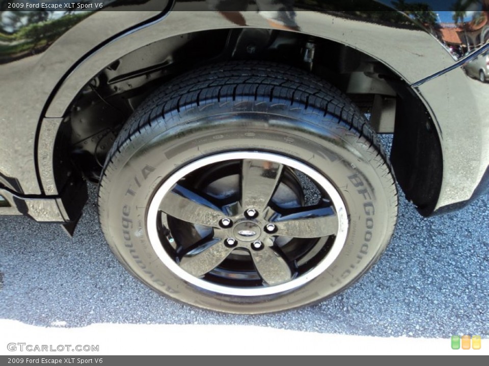 2009 Ford Escape XLT Sport V6 Wheel and Tire Photo #72323555