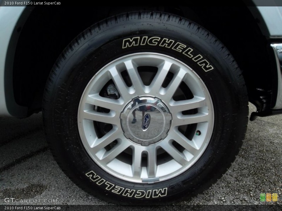 2010 Ford F150 Lariat SuperCab Wheel and Tire Photo #72324662