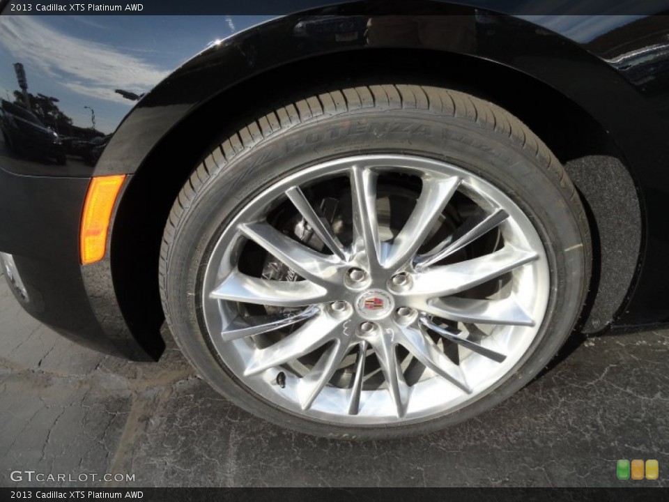 2013 Cadillac XTS Platinum AWD Wheel and Tire Photo #72328405