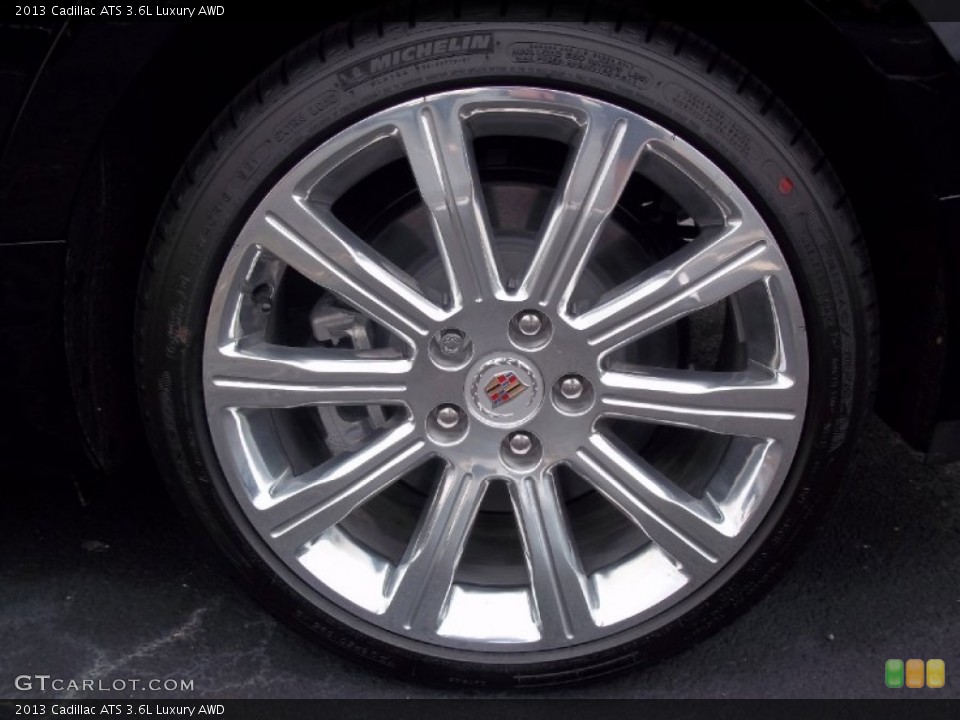2013 Cadillac ATS 3.6L Luxury AWD Wheel and Tire Photo #72329148
