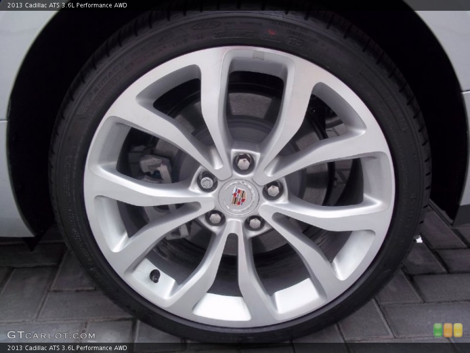 2013 Cadillac ATS 3.6L Performance AWD Wheel and Tire Photo #72330131