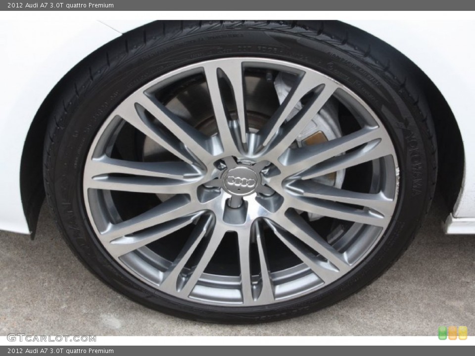 2012 Audi A7 3.0T quattro Premium Wheel and Tire Photo #72332567