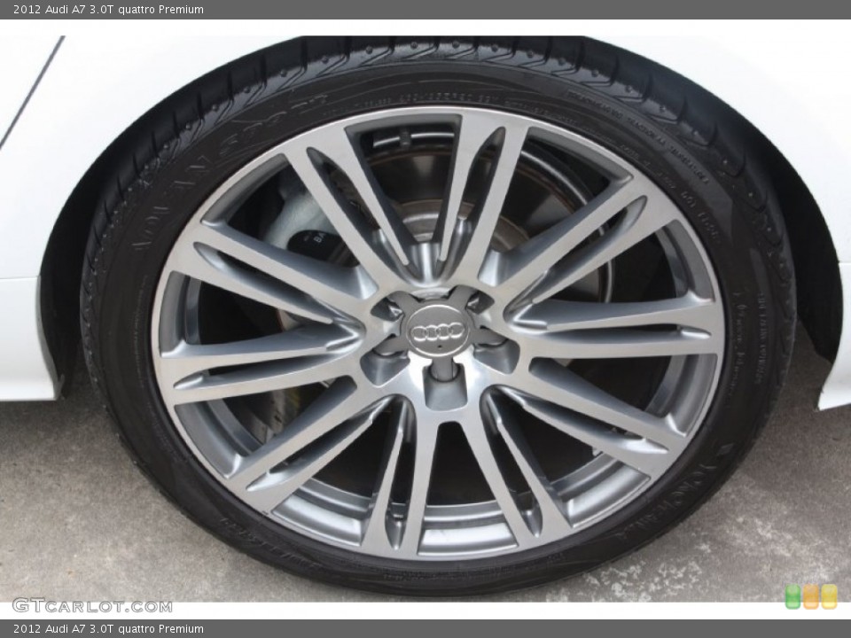 2012 Audi A7 3.0T quattro Premium Wheel and Tire Photo #72332594