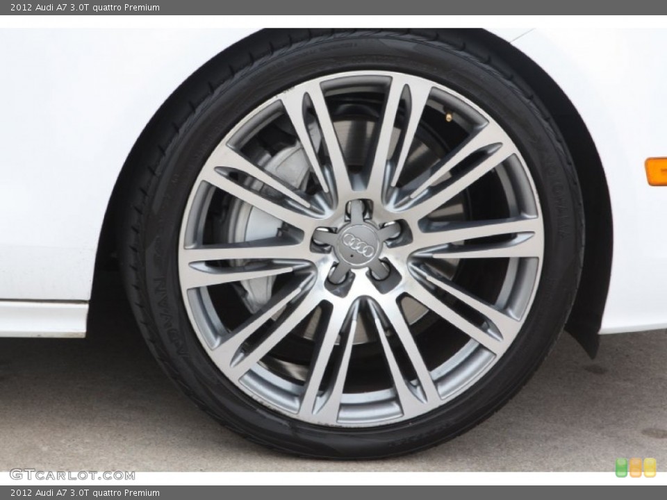 2012 Audi A7 3.0T quattro Premium Wheel and Tire Photo #72332651