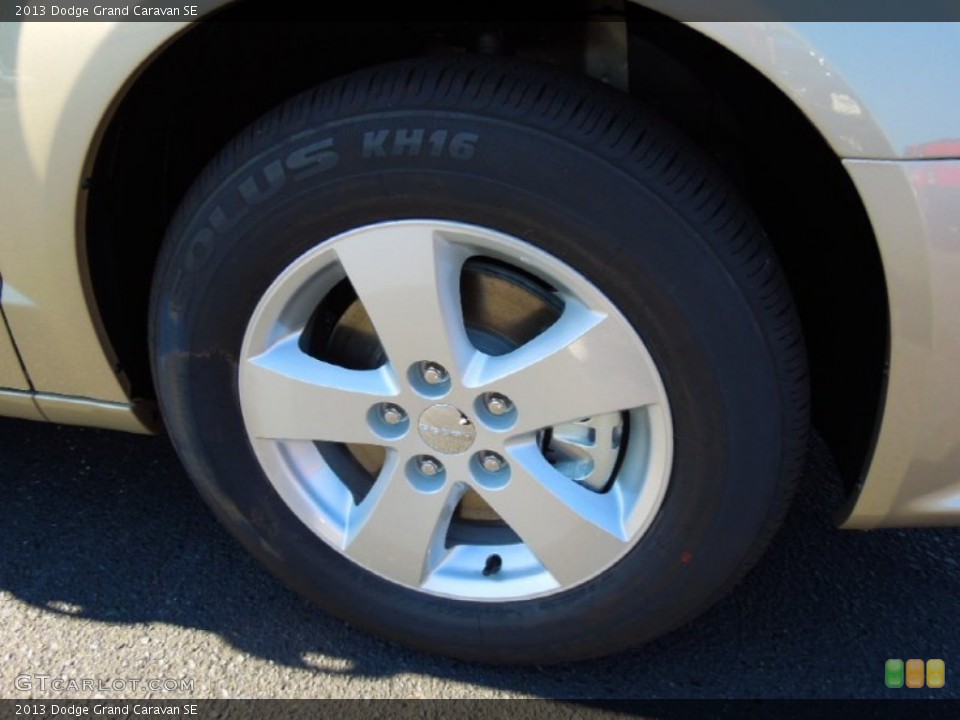 2013 Dodge Grand Caravan SE Wheel and Tire Photo #72333734