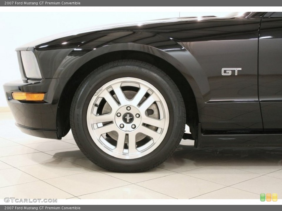 2007 Ford Mustang GT Premium Convertible Wheel and Tire Photo #72343899